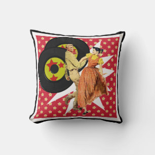 Dance Couple Square Dance Swing Dance 50's Dance Kussen