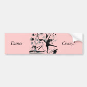 Dance Crazy. Bumpersticker (Voorkant)
