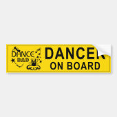 Dance Dad Bumpersticker (Voorkant)