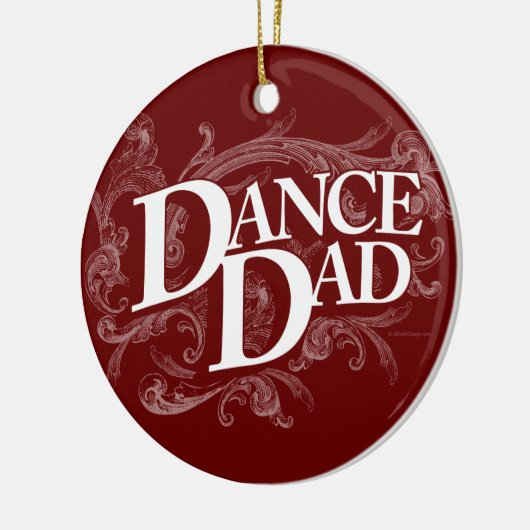 Dance Dad Ceramic Ornament (Links)