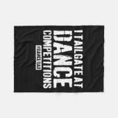 Dance Dad Competitie Trotse Dans Papa Comp Vaders Fleece Deken (Voorkant (Horizontaal))