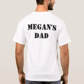 Dance Dad — Empty Wallet, Full Heart T-shirt (Achterkant)