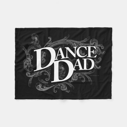Dance Dad Fleece Deken (Voorkant (Horizontaal))
