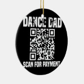 Dance Dad Funny Dansing Dad Scan I Keramisch Ornament (Rechts)