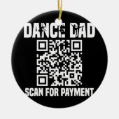 Dance Dad Funny Dansing Dad Scan I Keramisch Ornament (Voorkant)
