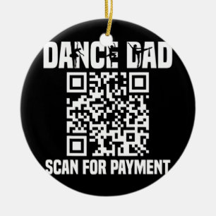 Dance Dad Funny Dansing Dad Scan I Keramisch Ornament