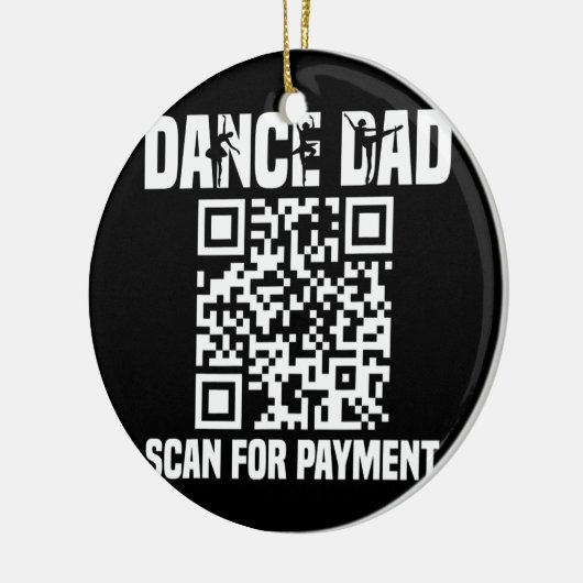 Dance Dad Funny Dansing Dad Scan I Keramisch Ornament (Links)