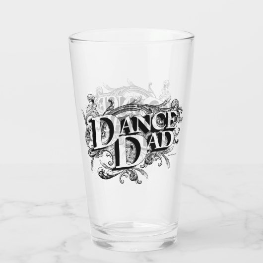 Dance Dad Glas (Achterkant)