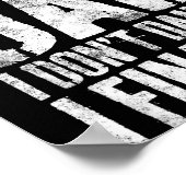 Dance Dad I Don't Dance I Finance Shirt Men Father Poster (Hoek)