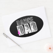 Dance Dad Ovale Sticker (Envelop)