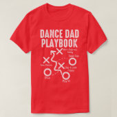 Dance Dad Playbook T-shirt (Design voorkant)