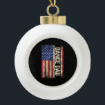 Dance Dad US American Flag Shirt Dancer Dancing Fa Keramische Bal Ornament<br><div class="desc">Dance Dad US American Flag Shirt Dancer Dancing Father Men</div>