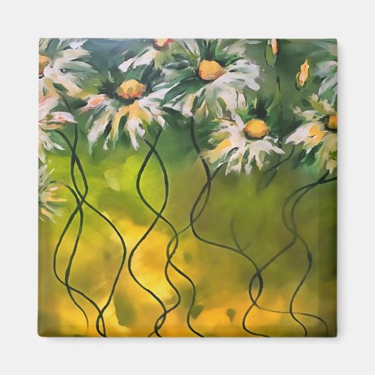 Dance Daisy Dance Surrealistische Art Magneet (Voorkant)