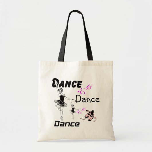 Dance Dance Dance Ballet Canvas tas (Voorkant)