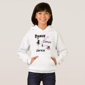 Dance Dance Dance Ballet Girls Hoodie (Voorkant volledig)