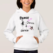Dance Dance Dance Ballet Girls Hoodie (Voorkant)