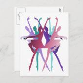 Dance Dance Dance Briefkaart (Voorkant / Achterkant)