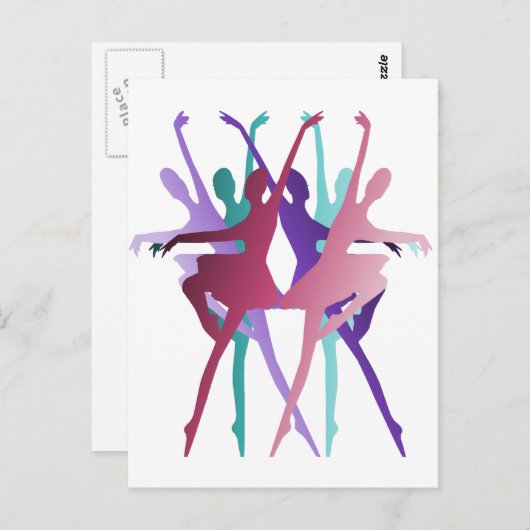 Dance Dance Dance Briefkaart (Voorkant / Achterkant)