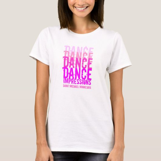 Dance Dance... indrukwekkende beelden T-shirt (Voorkant)