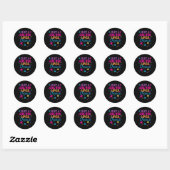 Dance Dance Love Dance Dancer Dingen Ronde Sticker (Vel)