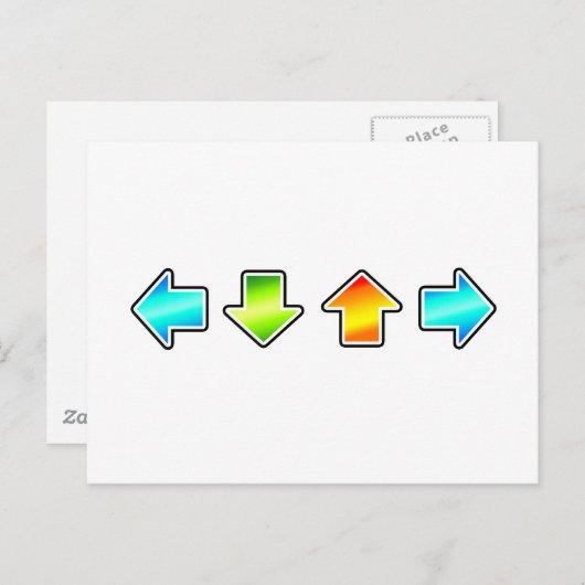 Dance Dance Revolution Briefkaart (Voorkant / Achterkant)