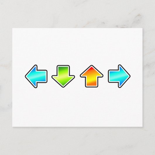 Dance Dance Revolution Briefkaart (Voorkant)