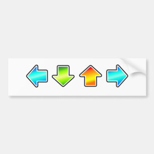 Dance Dance Revolution Bumpersticker