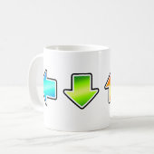 Dance Dance Revolution Koffiemok (Voorkant links)