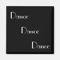Dance Dance White op zwart