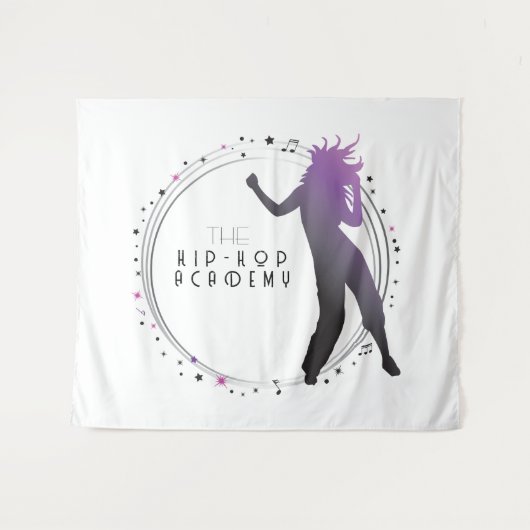 Dance Dancer Academy Show Trade Show Backdrop Wandkleed (Voorkant (horizontaal))