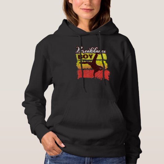 Dance Dancing Breakdance Boy 4 Hoodie (Voorkant)