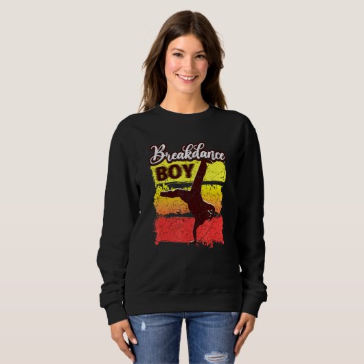 Dance Dancing Breakdance Boy 4 Trui (Voorkant volledig)