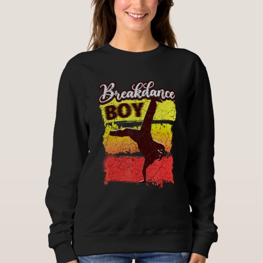Dance Dancing Breakdance Boy 4 Trui (Voorkant)