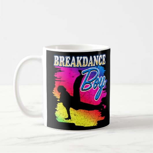 Dance Dancing Breakdance Boy 8 Koffiemok (Links)