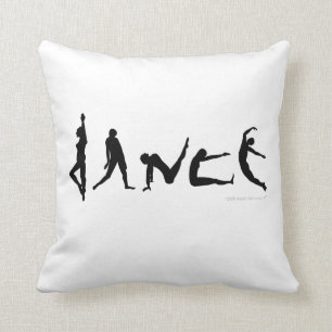 Dance Dansende Silhouettes Custom Sierkussen