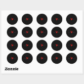 Dance Danser Dancer Ronde Sticker (Vel)