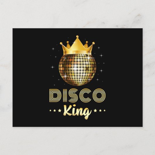 Dance Danser Disco King Dancer Party Gift Idee Briefkaart (Voorkant)