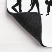 Dance Danser Silhouette Design Muismat (Hoek)