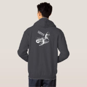 Dance Dark Gray Hoodie (aanpasbaar) (Achterkant volledig)
