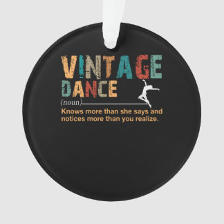 Dance Definition Dance Lover Gift Ornament