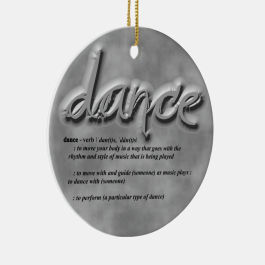 Dance Definition Keramisch Ornament (Rechts)