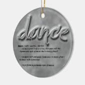 Dance Definition Keramisch Ornament (Links)
