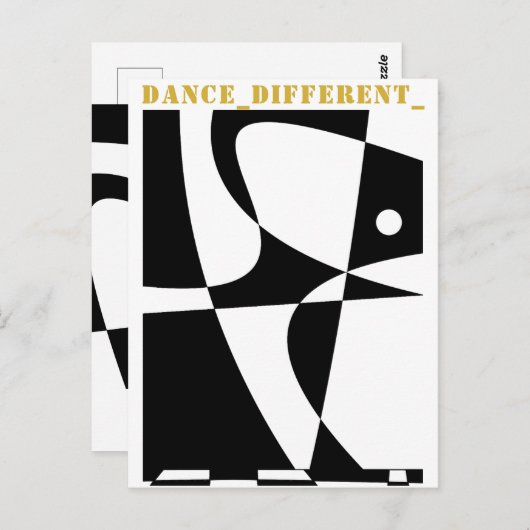 DANCE_DIFFERENT_ BRIEFKAART (Voorkant / Achterkant)