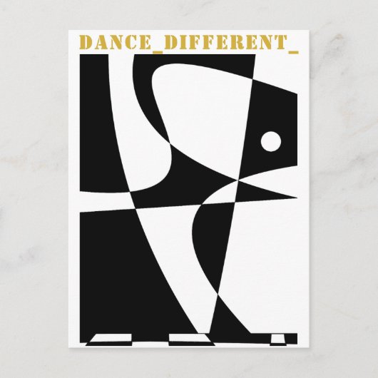 DANCE_DIFFERENT_ BRIEFKAART (Voorkant)