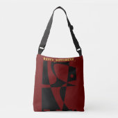 DANCE_DIFFERENT_ Burgundy Crossbody Tas (Voorkant)