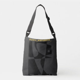 DANCE_DIFFERENT_ grijs zwart Crossbody Tas