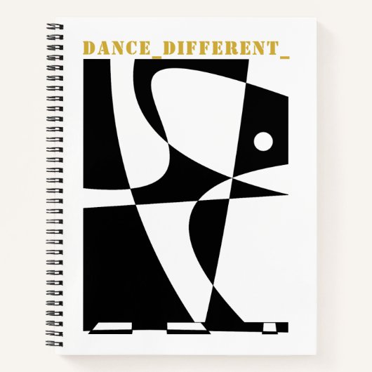 DANCE_DIFFERENT_ NOTITIEBOEK (Voorkant)