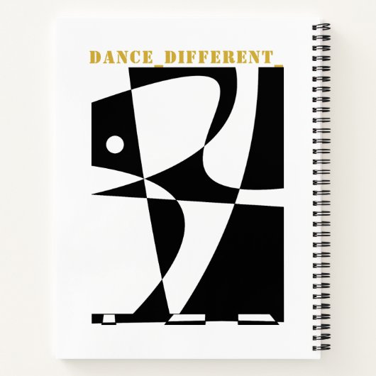 DANCE_DIFFERENT_ NOTITIEBOEK (Achterkant)