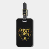 Dance Diva Bagagelabel (Voorkant verticaal)