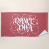 Dance Diva Beach Towel Strandlaken (Voorkant)